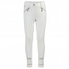 Pantalon d'équitation HV Polo June Girls FullGrip - Blanc