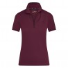 Polo met halve rits Euro-Star Gina - Donker bes
