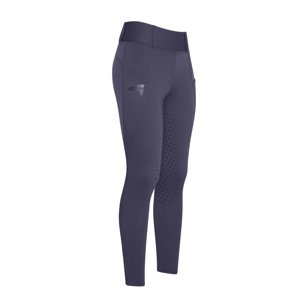 Legging équitation full grip femme - 500 violet cerise FOUGANZA