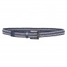 Ceinture Euro-Star Classical Lurex - Bleu marine
