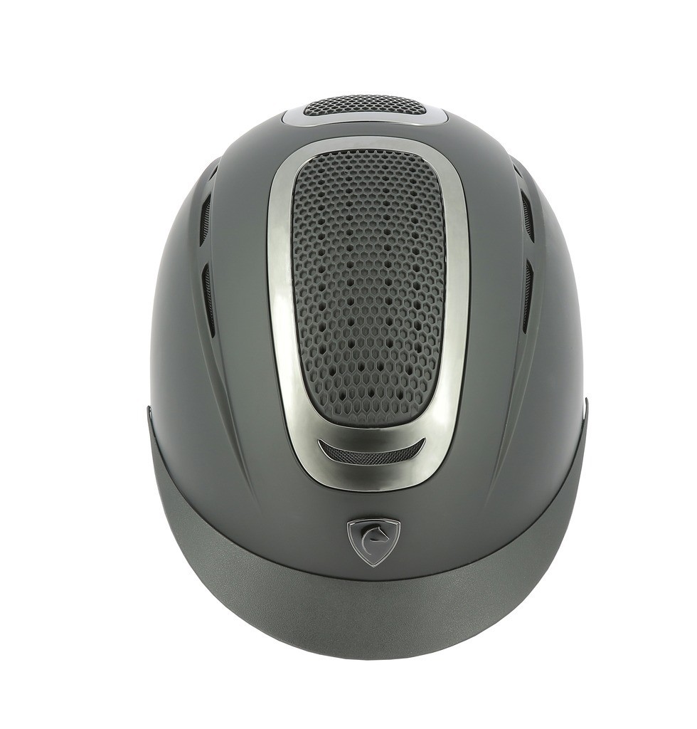 Casque Equithème Honey Noir / chromé Casque Equithème Honey Noir / chromé