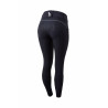 Pantalon d'équitation taille haute fond intégral silicone Aubrey femme Horze - Bleu marine foncé