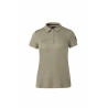 Functioneel poloshirt met korte mouwen Denise dames Horze - Kaki Groen