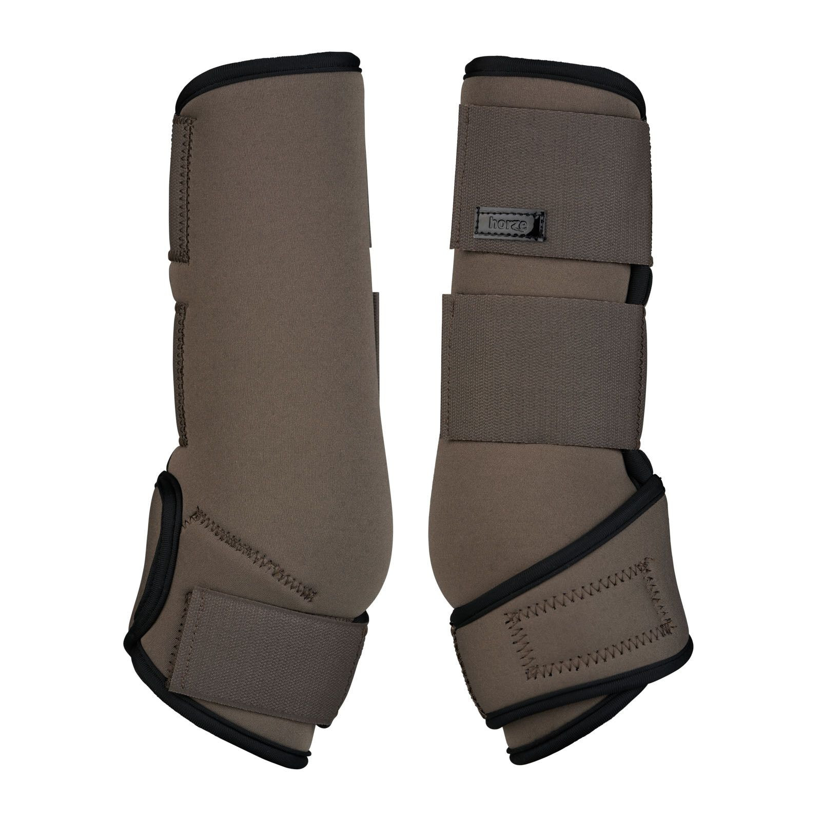Guêtres fermées en néoprène Horze Olive foncée Vert Guêtres fermées en néoprène Horze Olive foncée Vert
