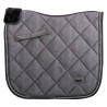 Tapis de selle dressage HV Polo avec mouton Lauren - Gris zinc