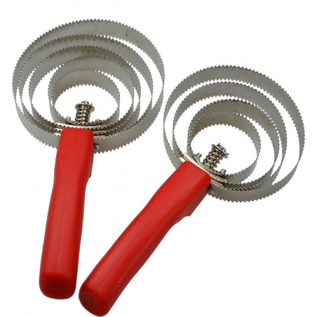 Étrille métallique ronde