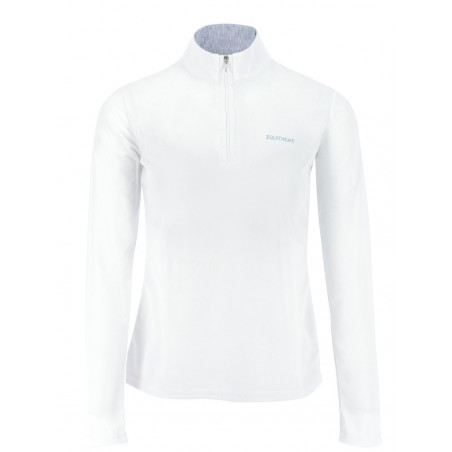 Polo Equithème Mesh lange mouwen getailleerd model