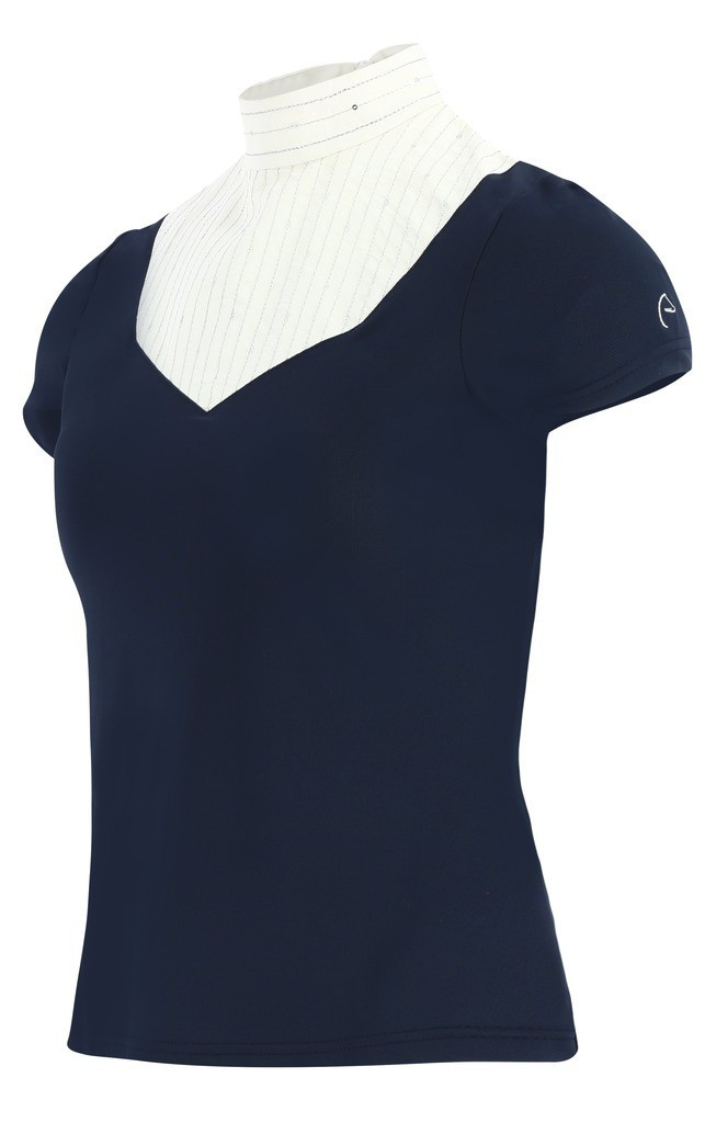 Polo Equithème Lerma korte mouwen Marineblauw Polo Equithème Lerma korte mouwen Marineblauw