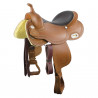 Western barrel racing zadel Pool's 5010 - Cognac