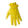 Gants d'équitation en cuir fermeture velcro Umbria Equitazione 174 - Jaune