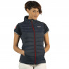 Dames bodywarmer zonder mouwen France Collection Flags & Cup - Marineblauw