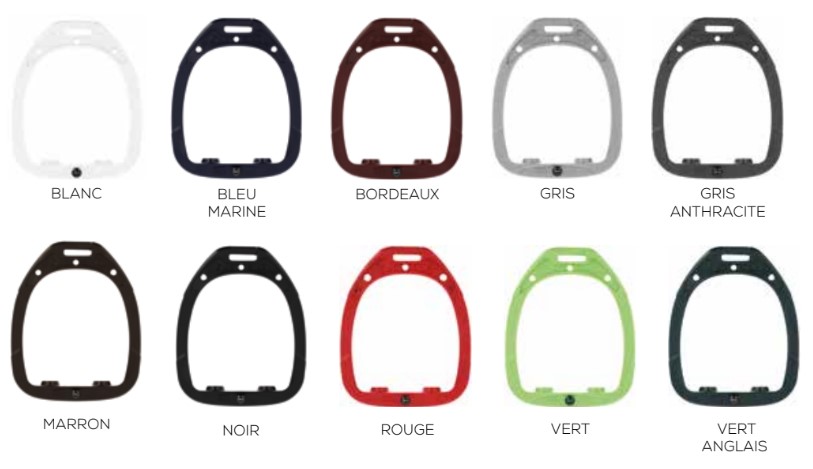 Couleurs cadre étriers Flex On GC