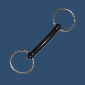 Mors droit caoutchouc