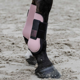 Guêtres cheval rose