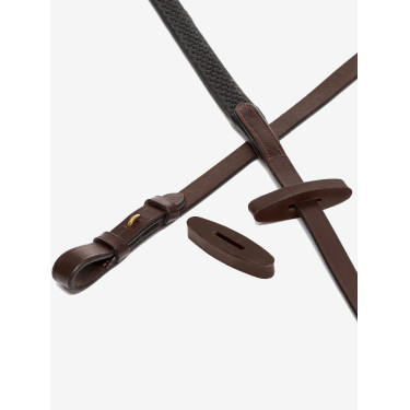 Rubberen teugelstoppers LeMieux Bruin Rubberen teugelstoppers LeMieux Bruin