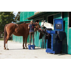 Verticale rollende kist La Gée Blauw