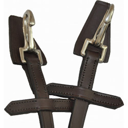 Bridon Easy Mors T de T Havane foncé Marron