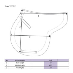 Tapis amortisseur Teddy Welltex Back On Track