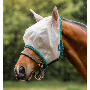 Masque anti-mouches Horseware Amigo Beige / vert