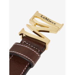 Ceinture monogramme LeMieux Marron Ceinture monogramme LeMieux Marron