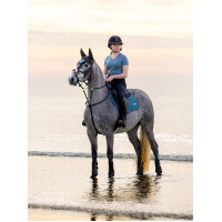 Tapis de selle LeMieux Earth Close Contact Ocean Bleu