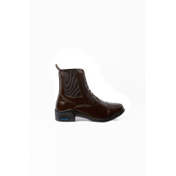 Boots Horze cuir Horze Kingston double fermeture éclair femme Marron café Boots Horze cuir Horze Kingston double fermeture éclair femme Marron café