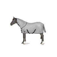 Vliegendeken Horze Paso Fino met afneembare hals en UV-bescherming Titaan grijs