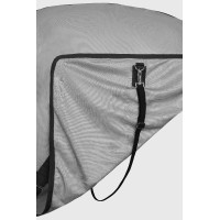 Couverture anti-mouches Horze Paso Fino avec couvre-cou et protection UV Gris titane