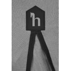 Couverture anti-mouches Horze Paso Fino avec couvre-cou et protection UV Gris titane