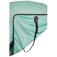 Couverture anti-mouches Horze Paso Fino avec couvre-cou et protection UV Gris titane Couverture anti-mouches Horze Paso Fino avec couvre-cou et protection UV Gris titane