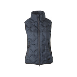Doudoune sans manches d'équitation Horze Shelly femme Marine foncé Bleu