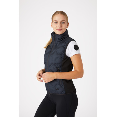 Doudoune sans manches d'équitation Horze Shelly femme Marine foncé Bleu Doudoune sans manches d'équitation Horze Shelly femme Marine foncé Bleu