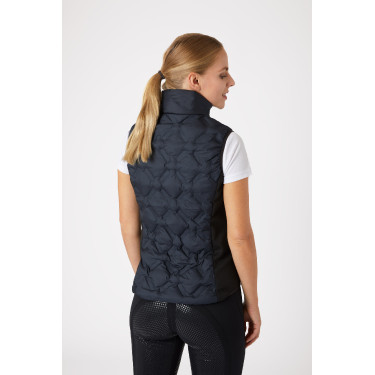 Doudoune sans manches d'équitation Horze Shelly femme Marine foncé Bleu Doudoune sans manches d'équitation Horze Shelly femme Marine foncé Bleu