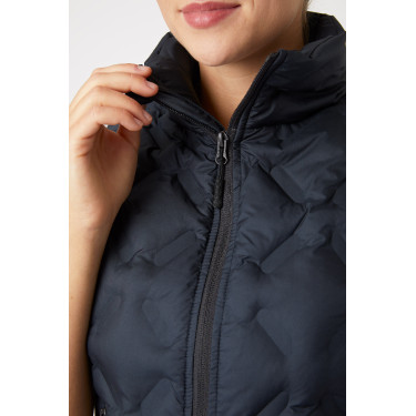 Doudoune sans manches d'équitation Horze Shelly femme Marine foncé Bleu Doudoune sans manches d'équitation Horze Shelly femme Marine foncé Bleu