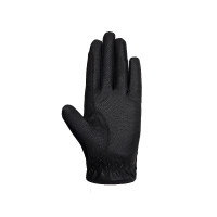 Gants d'équitation B Vertigo Laia femme avec logo imprimé Noir Gants d'équitation B Vertigo Laia femme avec logo imprimé Noir
