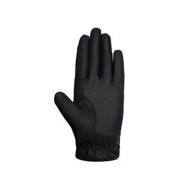 Gants d'équitation B Vertigo Laia femme avec logo imprimé Noir Gants d'équitation B Vertigo Laia femme avec logo imprimé Noir