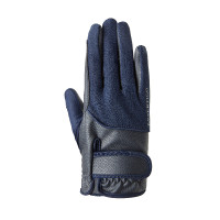 Gants d'équitation d'été B Vertigo Carla Mesh femme Marine foncé Bleu Gants d'équitation d'été B Vertigo Carla Mesh femme Marine foncé Bleu