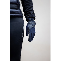 Gants d'équitation d'été B Vertigo Carla Mesh femme Marine foncé Bleu