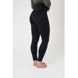 Legging d'équitation B Vertigo Caitlin taille haute et fond intégral femme Gris anthracité foncé
