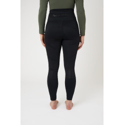 Legging d'équitation B Vertigo Caitlin taille haute et fond intégral femme Gris anthracité foncé