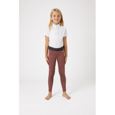 Paardrijlegging silicone Horze Leighton Junior met full grip en warme voering Paardrijlegging silicone Horze Leighton Junior met full grip en warme voering