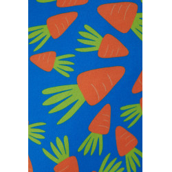 Masque anti-mouches Horze élastique à enfiler Orange carotte Motifs