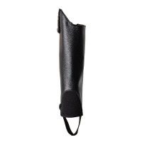 Mini-chaps Horze Portland enfant à lanière Noir Mini-chaps Horze Portland enfant à lanière Noir