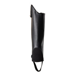 Mini-chaps Horze Portland enfant à lanière Noir Mini-chaps Horze Portland enfant à lanière Noir