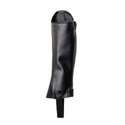 Mini-chaps Horze Portland enfant à lanière Noir Mini-chaps Horze Portland enfant à lanière Noir