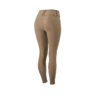 Pantalon d'équitation basanes Grip Horze Grand Prix Pro femme Marron gris fer