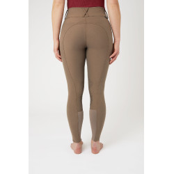 Pantalon d'équitation basanes Grip Horze Grand Prix Pro femme Marron gris fer Pantalon d'équitation basanes Grip Horze Grand Prix Pro femme Marron gris fer