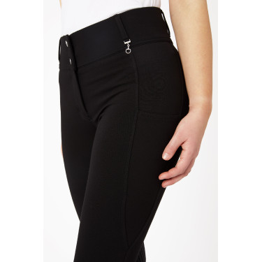 Broek met volledige grip voor alle seizoenen Horze Mira Zwart Broek met volledige grip voor alle seizoenen Horze Mira Zwart
