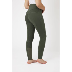 Pantalon d'équitation fond intégral grip toutes saisons Horze Mira Vert scarabée Pantalon d'équitation fond intégral grip toutes saisons Horze Mira Vert scarabée