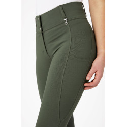 Pantalon d'équitation fond intégral grip toutes saisons Horze Mira Vert scarabée Pantalon d'équitation fond intégral grip toutes saisons Horze Mira Vert scarabée